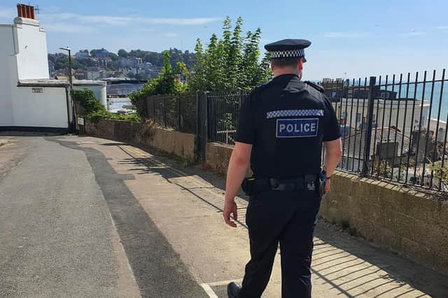 A Hastings Police spokesperson said: “Patrolling White Rock Gardens and Prospect place on Sunday (July 24), after we received reports of drug dealing in the area."
