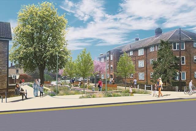 Plans for a pocket park in Lancing are being reconsidered. Picture: Adur District Council via the LDRS