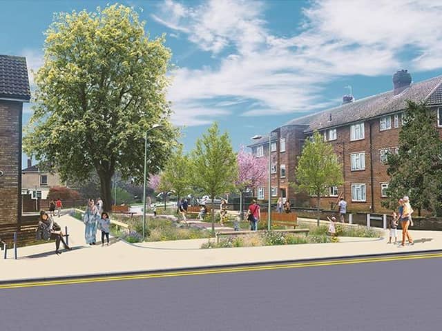 Plans for a pocket park in Lancing are being reconsidered. Picture: Adur District Council via the LDRS