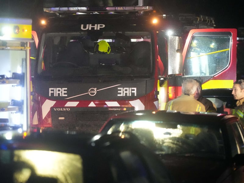 Eight people rescued from fire at block of flats in West Sussex