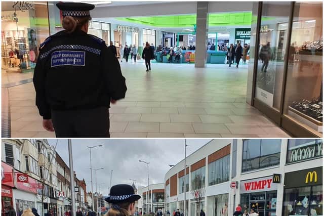 Police have conducted a number of patrols this week in Eastbourne town centre after reports of trespassing on roofs in the town.