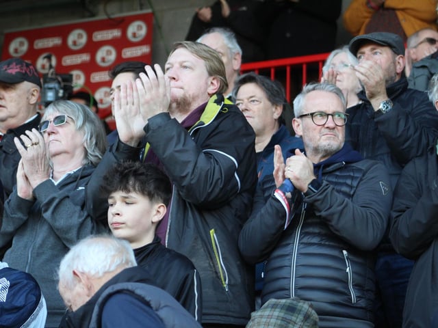Crawley Town v Barrow in November