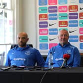 Tymal Mills, Paul Farbrace and John Simpson speak to the media ahead of the season's start at Sussex CCC | Picture: Will Hugall