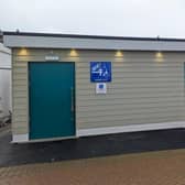 New public toilet facility in Vicarage Field, Hailsham.