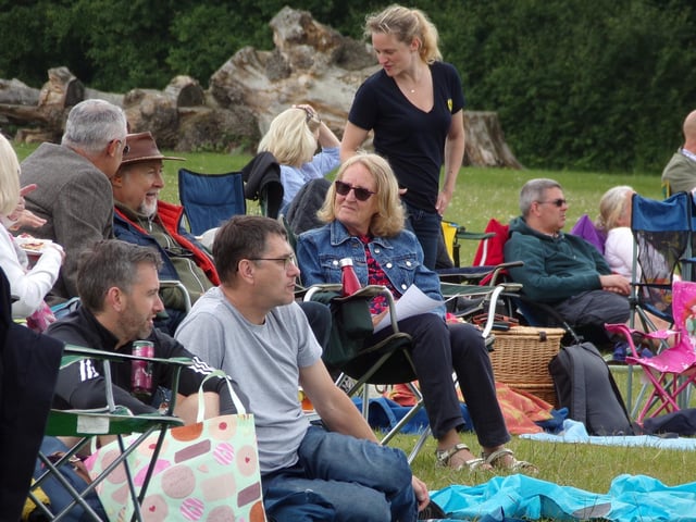 Families came together to celebrate the Queen's Platinum Jubilee with a picnic, games and dog show at the Allman Centre in Cowfold on Sunday, June 5