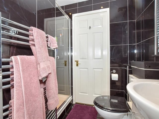 This four-bedroom property offers spacious and versatile accommodation and the agents say it is a fantastic house, close to local shops and good schools.