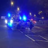 Photos and video footage from the scene show a police car and ambulance blocking the road near the Ifield Avenue roundabout – whilst two fire engines also arrived. Photo contributed