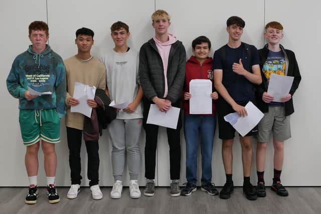 St Oscar Romero students with their results