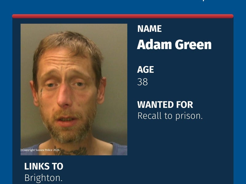 Police issue appeal to locate wanted men with links across Sussex