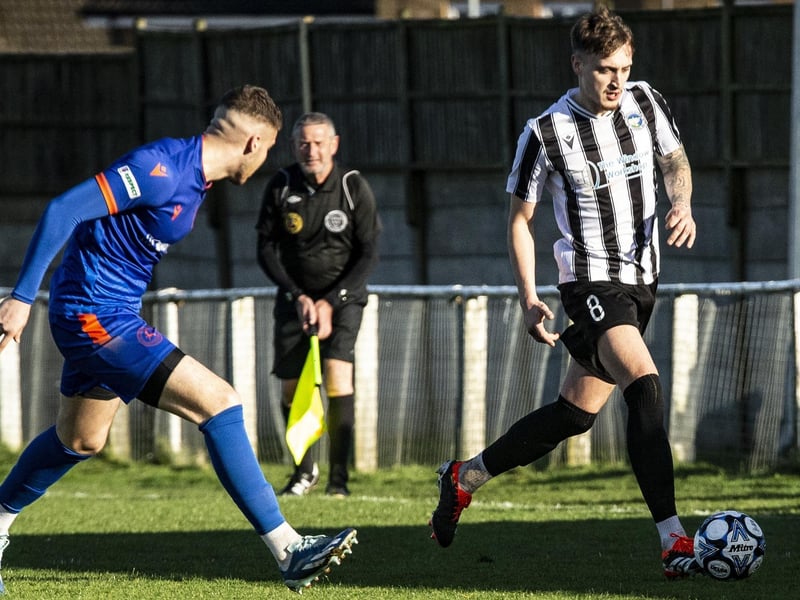 Action from Peacehaven and Telsombe's win over Midhurst and Easebourne in the SCFL premier