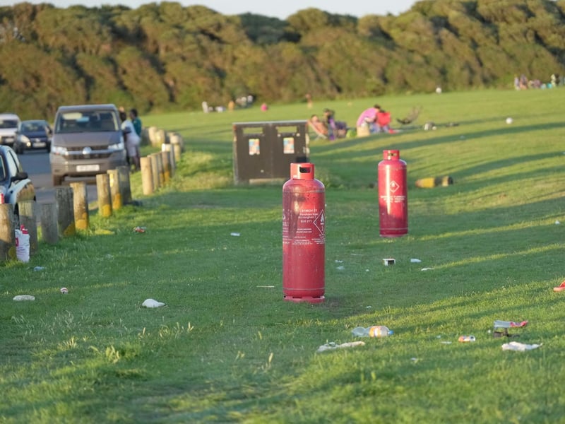 Traveller camps have been set up at Goring Gap three times in the last two months