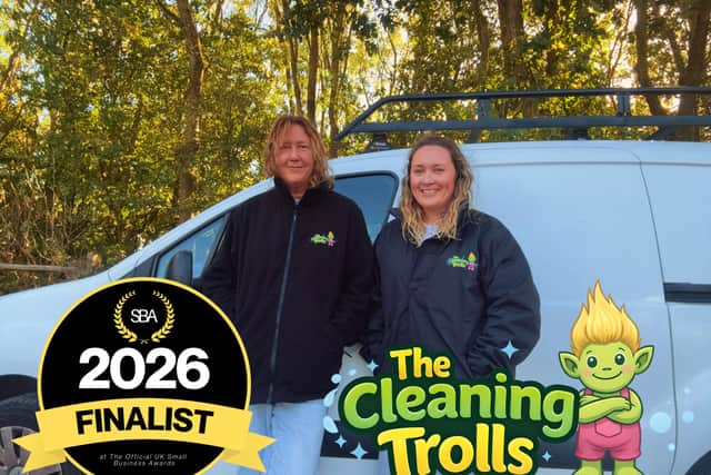 Samantha and Paula Greenhalf, who run The Cleaning Trolls, have been named national finalists in the UK Small Business Awards