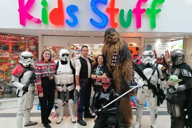 Star Wars and Marvel characters will be at 'It's Christmas' in Burgess Hill. Photo courtesy of Burgess Hill Town Council