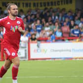 Dom Telford opened the scoring for Crawley against Salford