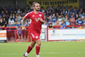 Dom Telford opened the scoring for Crawley against Salford