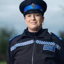 Loren Sims, 32, from Eastbourne, already had four years under her belt at Sussex Police before starting her PCSO apprenticeship. She worked in the Contact Centre for four years but got a taste for the front-line. Picture; Sussex Police