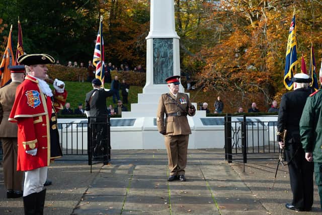 Hastings Remembrance service 2021. Photo by Frank Copper