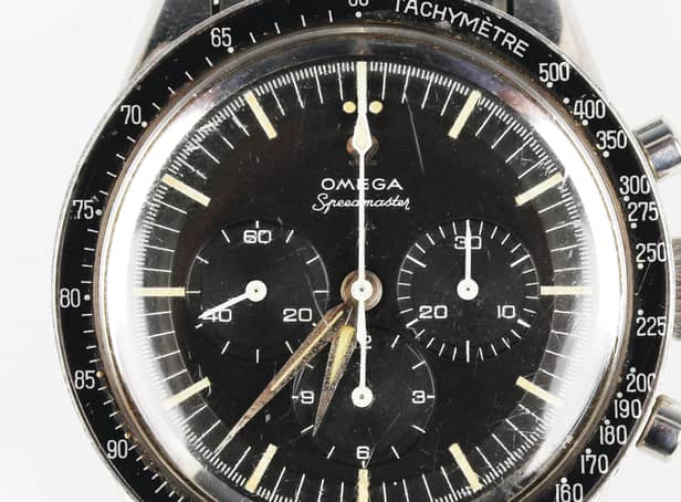 A rare 1962 Omega Speedmaster chronograph steel cased gentleman's bracelet wristwatch.