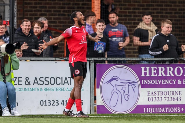 Action from Eastbourne Borough's win over Hemel Hempstead Town in National League South
