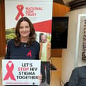 Gillian Keegan MP attended an event to mark World AIDS Day in Parliament this week. 