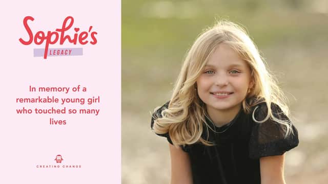 Rolls Royce have announced that its staff has chosen Sophie’s Legacy as this year’s House Charity.
