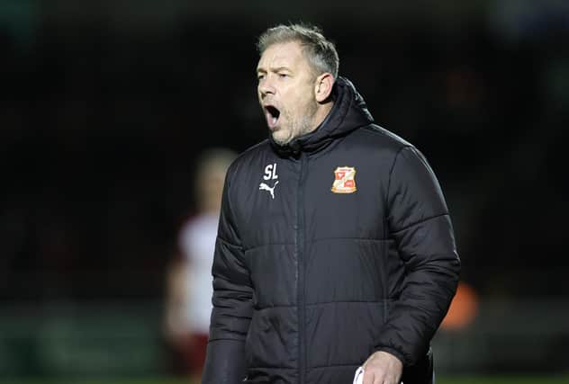 Swindon Town manager Scott Lindsey looks set to become Crawley Town manager. (Photo by Pete Norton/Getty Images)