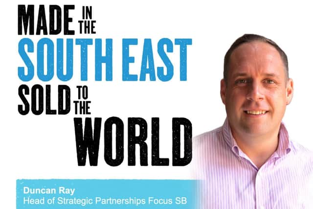 Focus SB Head of Strategic Partnerships, Duncan Ray accepts DBT Export Champion role 2024/25