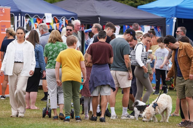 Hundreds of residents gathered for the Family Fun Day at Broadwater Green today (Sunday, July 9). Picture: Eddie Mitchell