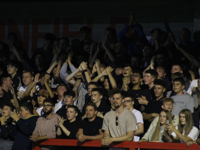 Reds fans at the midweek defeat