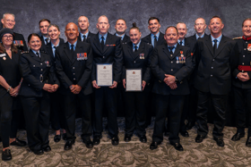 Pevensey Community Fire Station recognised at awards. Photo: East Sussex Fire and Rescue