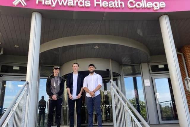 Results day at Haywards Heath College (Credit: HHC)