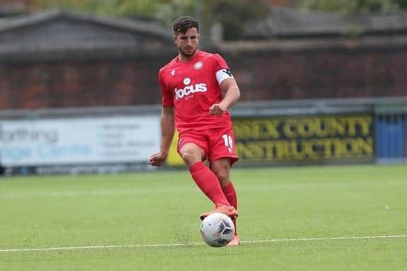 Former Brighton & Hove Albion and Worthing FC midfielder Danny Barker has joined Horsham FC. Picture by Mike Gunn