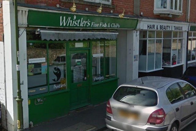 Whistler's Fine Fish and Chips, 1 The Grove, Westbourne PO10 8UJ England+44 1243 37281 (credit Google Images)