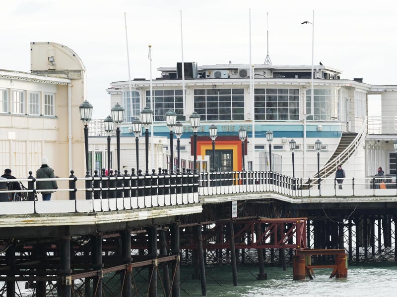 Photos taken today (Wednesday, December 4) show members of the public sitting down or taking a stroll on the pier – which had been closed since October 10 due to storm damage.