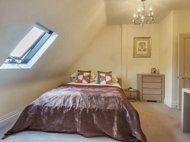 The second of the property's beautifully proportioned bedrooms.