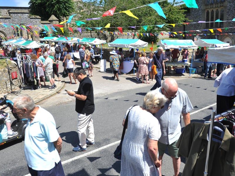 The crowds enjoying the day. Picture: Steve Robards/Sussex World