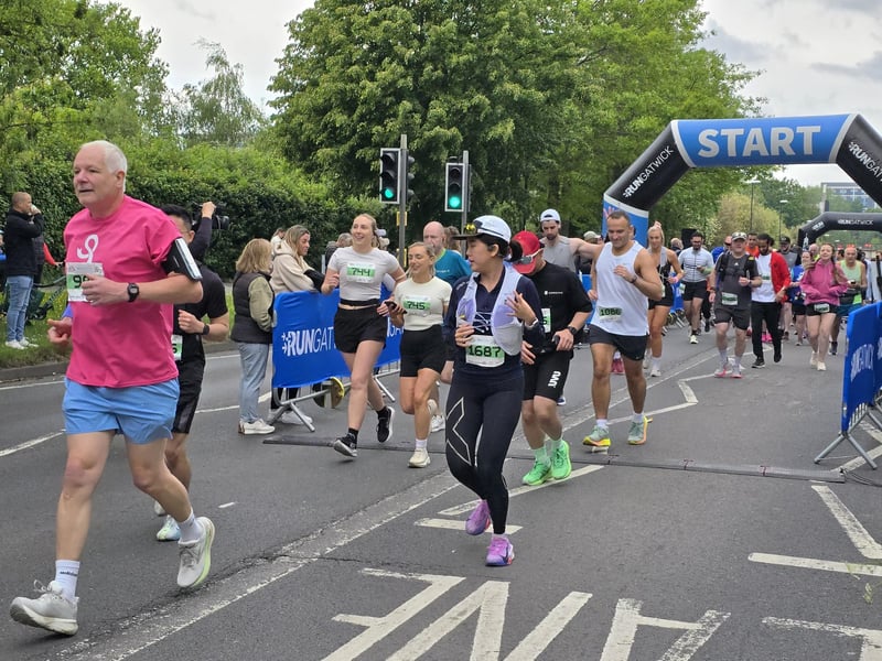 Run Gatwick 2026 half marathon and 5k