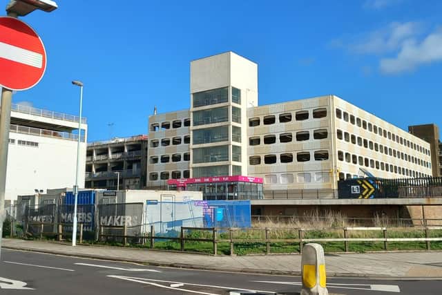 Worthing’s cabinet has agreed to market the site of the Grafton multi-storey to developers, with the hope that the car park ‘could be demolished and transformed’. Photo: Worthing Borough Council
