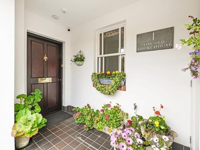 This town house really is quite special, converted from the former court house in Steyning. It has come on the market with estate agent Hamilton Graham at £1.6million.