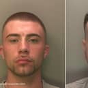 Sussex Police said Kaydon Prior (left), 23, of Hazelwick Avenue, Crawley, was sentenced to 28 years in custody and Jason Curtis (right), 22, of Lairdale Road, Lambeth, London, was jailed for 22 years