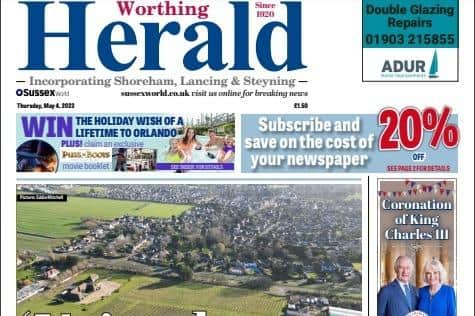Don't forget to pick up a copy of this week's Worthing Herald
