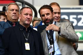 The England manager today announced his latest squad for their two September games, including the Albion defender for the second successive time.  (Photo by Mike Hewitt/Getty Images)