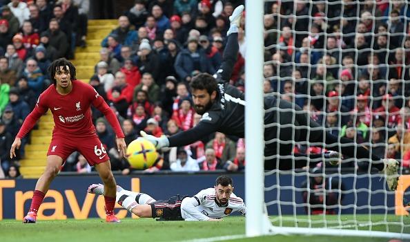 Garth's verdict: "Alisson will feel as elated as his strikers because he didn't give United a sniff. The clean sheet will have put the icing on the result for Liverpool."