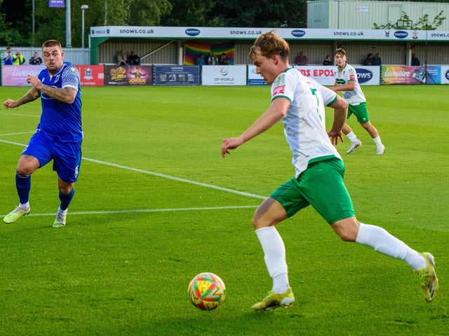 Action from AFC Totton v Bognor Regis Town, July 2023