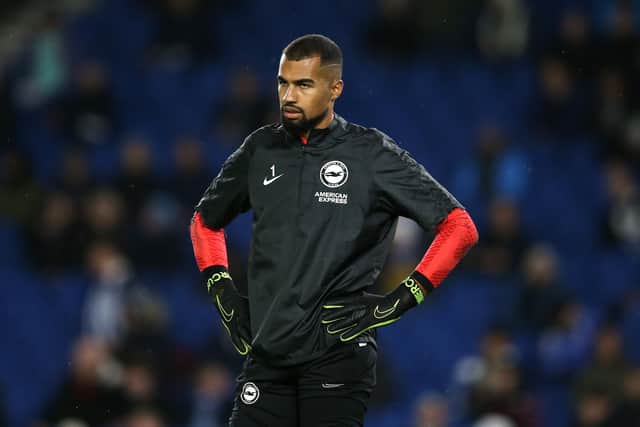 The goalkeeper was dropped from the Seagulls’ starting eleven in March of this year by Roberto De Zerbi for ‘footballing reasons’ and replaced by Jason Steele. (Photo by Steve Bardens/Getty Images)