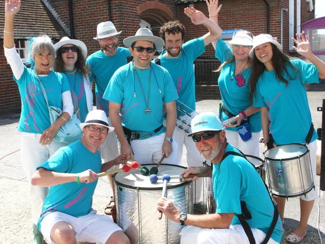 Beach Bateria at the Lancing Street Party in June 2015