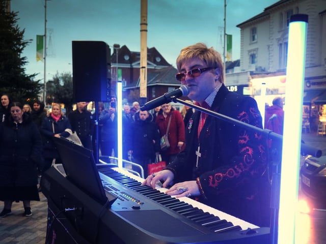 Eastbourne's Christmas lights switch-on event 2024 in Terminus Road. Photo supplied by Your Eastbourne BID.