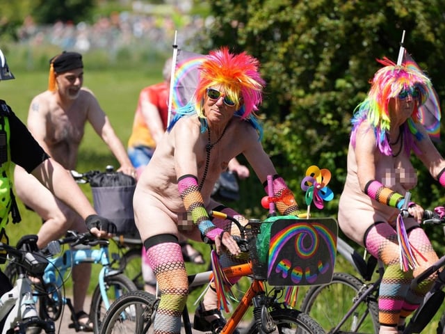 The Brighton Naked Bike Ride took place on Sunday, June 12