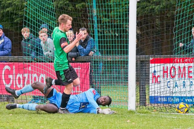 Images from Burgess Hill Town v Lancing, which finished 4-4 in an Isthmian south east thriller