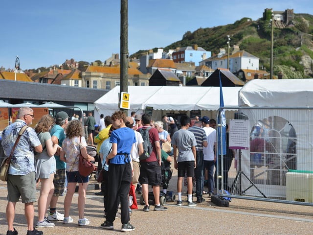 Hastings Seafood & Wine festival 2023.
